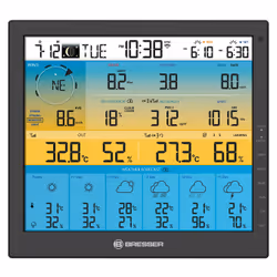 Bresser Optics 7003220 stazione meteorologica digitale Nero LCD Batteria/Solare Wi-Fi - Vista aggiuntiva 8