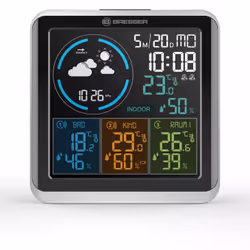 Bresser Optics Quadro Individio Nero, Bianco LCD DC/Batteria