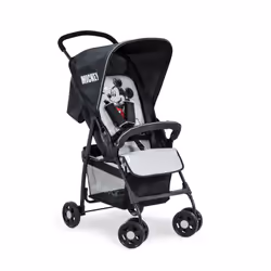 Hauck Passeggino Disney Sport Mickey Stars, Velo per culla, Passeggino leggero, Qualsiasi tipo, Ruote solide, Ripiegabile, Ne ...