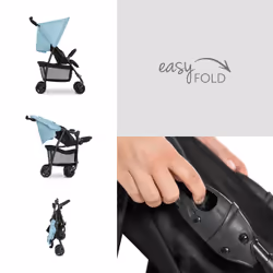 Hauck SPORT Passeggino leggero 1 seduta(e) Nero, Blu - Vista aggiuntiva 5