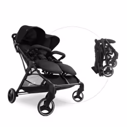 Hauck SWIFT X DUO Passeggino gemellare 2 seduta(e) Nero - Vista aggiuntiva 4