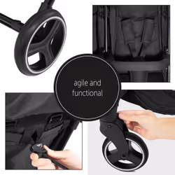 Hauck SWIFT X DUO Passeggino gemellare 2 seduta(e) Nero - Vista aggiuntiva 6