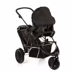 Hauck Freerider Shop n Drive Passeggino con set da viaggio 2 seduta(e) Nero, Grigio - Vista aggiuntiva 4