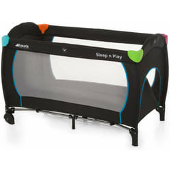 Hauck - Lettino da Viaggio Sleep n Play Go Plus - Culla Neonato fino a 15kg - Letto Pieghevole 60x120cm - Letto Bambini con Ruote, Apertura Laterale