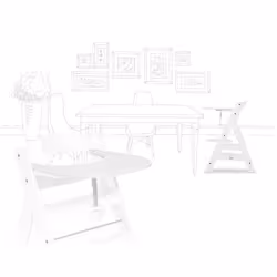 Hauck Alpha Click Tray Vassoio per seggiolone Bianco - Vista aggiuntiva 4