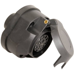 Hp Autozubehör - 28253 Presa rimorchio [Spina a 15 poli - Presa a 13 poli] Plastica