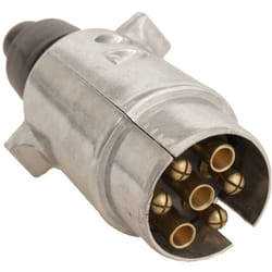 Hp Autozubehör - 28430 Spina rimorchio [Presa a 7 poli - Spina a 7 poli] Alluminio