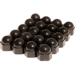 Copribulloni Adatto per (dimensione vite) 17 mm Nero Plastica - Hp Autozubehör