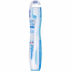 meridol CH01412A, Spazzolino da denti, Adulto, Blu, Bianco, Morbido, 1 pz, Blister