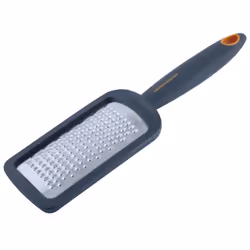 Fackelmann grattugia da tavolo, Grattugia con impugnatura, Grigio, Arancione, Acciaio inox, Polipropilene (PP), Acciaio inox, ...
