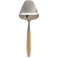 Fackelmann - Affetta formaggio con manico in legno e parte funzionale in acciaio Inox. Dim. 22x7,5x3,5 cm. Linea Sybaris. Ingombro pack: 27,7x8x3,5 cm