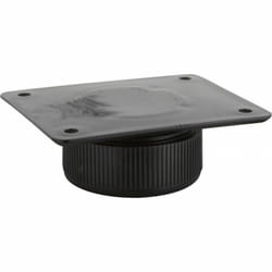 Sistema di regolazione dell'altezza in plastica avvitabile, Diam.65 x H.25 mm x L.80 mm HETTICH