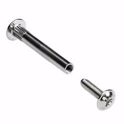 Lunghezza (in mm): 40 Diametro (in mm): 5 Utilizzo del prodotto: Assemblaggio Finitura di prodotto: Nichelato Materiale princ ...