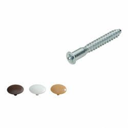 Hettich - Set di 16 viti di montaggio con copertura in acciaio cromato, l.50 mm