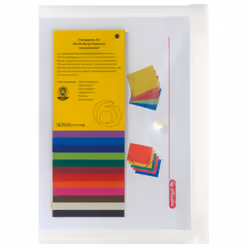 Herlitz 10657930 cartella Polipropilene (PP) Trasparente A4