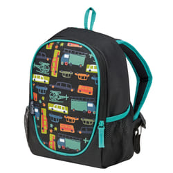 Herlitz Rookie Traffic zaino Zaino scolastico Nero, Arancione, Turchese Poliestere