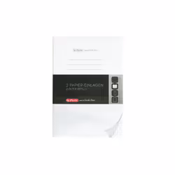 Herlitz my.book, Monocromatico, Nero, Bianco, A4, 40 fogli, 80 g/m², Carta quadrettata