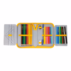 Herlitz 50038244 astuccio per matita Astuccio portamatite Poliestere Giallo