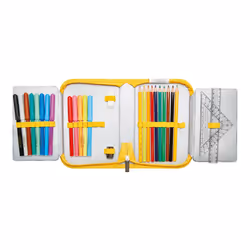 Herlitz 50038244 astuccio per matita Astuccio portamatite Poliestere Giallo