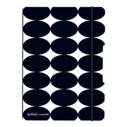 Herlitz my.book quaderno per scrivere A5 40 fogli Nero, Bianco