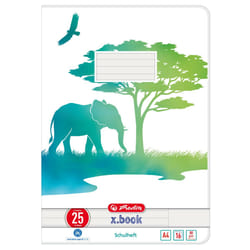Herlitz GREENline quaderno per scrivere A4 16 fogli Verde, Bianco