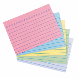 Herlitz 50041121 scheda per indice Multicolore 200 pz