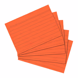 Herlitz 10901189, Arancione, 170 g/m², 100 pz