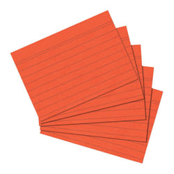Herlitz 10901189 scheda per indice Arancione 100 pz