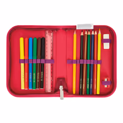 Herlitz UltraLight Plus Cats & Dots set di zaini per la scuola Ragazza Poliestere Nero, Rosa