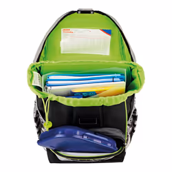 Herlitz UltraLight Plus Camo Dragon set di zaini per la scuola Ragazzo Poliestere Nero, Grigio - Vista aggiuntiva 6