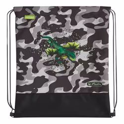 Herlitz UltraLight Plus Camo Dragon set di zaini per la scuola Ragazzo Poliestere Nero, Grigio - Vista aggiuntiva 8