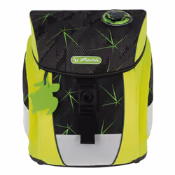Herlitz FiloActive Plus DIN Wild Life set di zaini per la scuola Ragazzo Poliestere Nero, Verde
