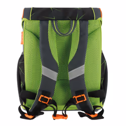 Herlitz Loop Plus Wild Life set di zaini per la scuola Ragazzo Poliestere Nero, Verde, Arancione - Vista aggiuntiva 6