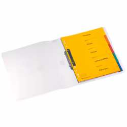 Herlitz 11205770 raccoglitore ad anelli Trasparente
