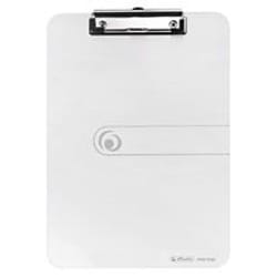 Herlitz 11205697 portablocco A4 Metallo, Plastica, Polistirolo Trasparente