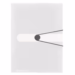 Herlitz 11206448, Cartella per file convenzionale, A4, Polipropilene (PP), Trasparente, Opaco, Carta