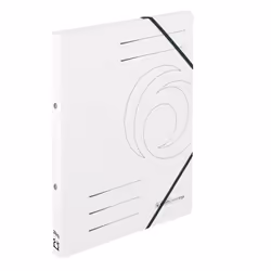 Herlitz 11255429, A4, Cartoncino, Bianco, 2,5 cm, Fascia elastica, 1 pz
