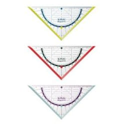 Herlitz 11367950 squadra Plastica Blu, Rosso, Trasparente, Giallo