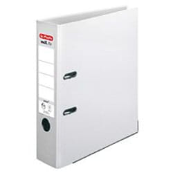 Herlitz 05480710 raccoglitore ad anelli A4 Bianco