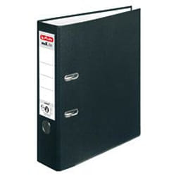 Herlitz 5480801 raccoglitore ad anelli A4 Nero