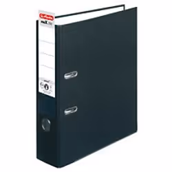 Herlitz 5480801 raccoglitore ad anelli A4 Nero