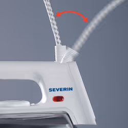 Severin BA 3211 ferro da stiro Ferro da stiro a secco e a vapore 1000 W Blu, Argento - Vista aggiuntiva 4