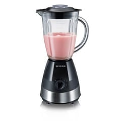 Severin SM 3718 frullatore 1,5 L Frullatore da tavolo 550 W Nero, Acciaio spazzolato