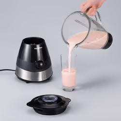 Severin SM 3718 frullatore 1,5 L Frullatore da tavolo 550 W Nero, Acciaio spazzolato