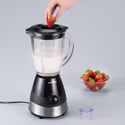 Severin SM 3718 frullatore 1,5 L Frullatore da tavolo 550 W Nero, Acciaio spazzolato