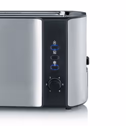 Severin AT 2590 tostapane 2 fetta/e 1400 W Nero, Argento - Vista aggiuntiva 5
