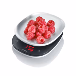 Severin KW 3670 bilancia da cucina Nero, Bianco Superficie piana Rettangolo Bilancia da cucina elettronica - Vista aggiuntiva 5