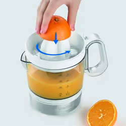 Severin CP 3535 spremiagrumi Spremiagrumi manuale 40 W Acciaio inox, Bianco - Vista aggiuntiva 4