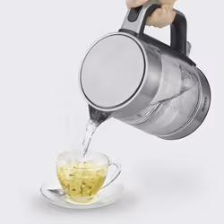 Severin WK 3420 bollitore elettrico 1,7 L 2200 W Nero, Acciaio inox, Trasparente - Vista aggiuntiva 4