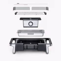 Severin SENOA DigitalBOOST S Grill Zona cottura Elettrico Nero, Argento 3000 W - Vista aggiuntiva 5